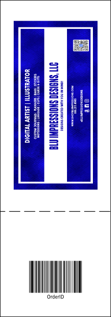 Your Image Raffle Ticket 001 Product Back