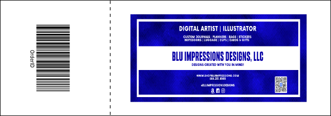 Spider Web Raffle Ticket 001 Product Back