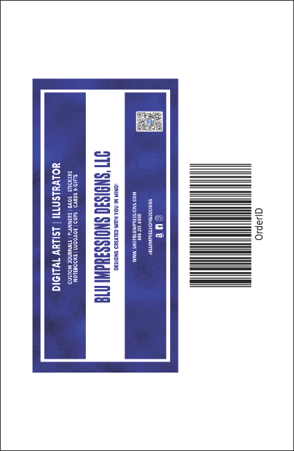 Nature Series - Blue Ocean Drink Ticket Product Back
