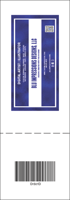 Ride Raffle Ticket with stub Product Back