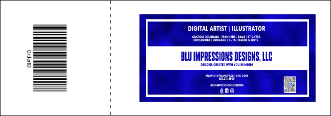 Rock Concert Red Raffle Ticket Product Back