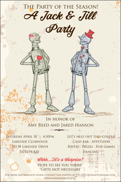 Robot Jack & Jill Poster Product Front