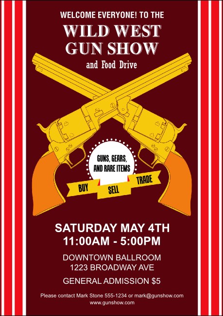 Gun Show Postcard