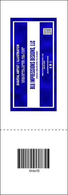 Winter Raffle Ticket Product Back