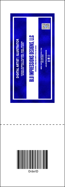 Book Fair Raffle Ticket Product Back