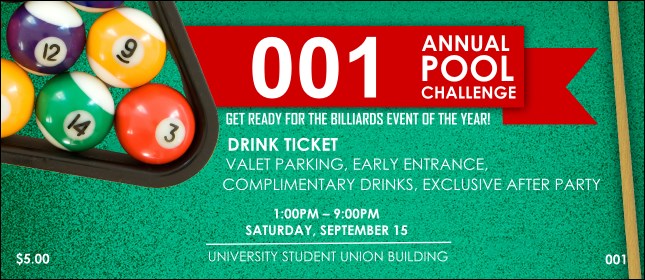 Pool VIP Pass Product Front