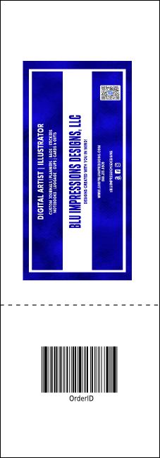 Cityscape Raffle Ticket Product Back