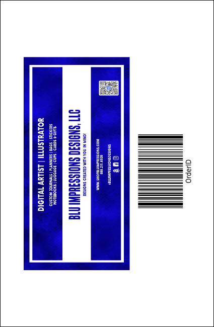 Green Gift Drink Ticket Product Back