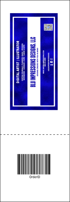 Christmas Carol Raffle Ticket Product Back