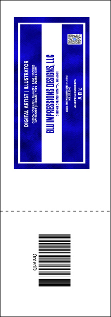 Spiritual Music Raffle Ticket Product Back