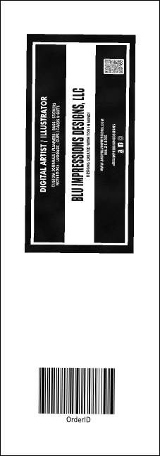 Classical Music Event Ticket Product Back