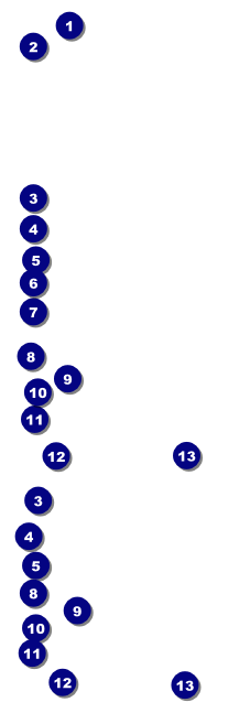 Classical Music Event Ticket Front Field Markers