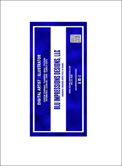 Winter Cut Paper Invitation Product Back