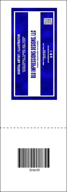 Alice in Wonderland Raffle Ticket Product Back