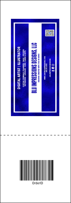 All Purpose Clouds Raffle Ticket Product Back