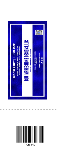 All Purpose Circle Raffle Ticket Product Back