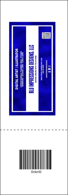 Ski Goggles Raffle Ticket Product Back