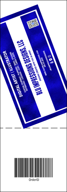 Skateboarding Event Ticket Product Back