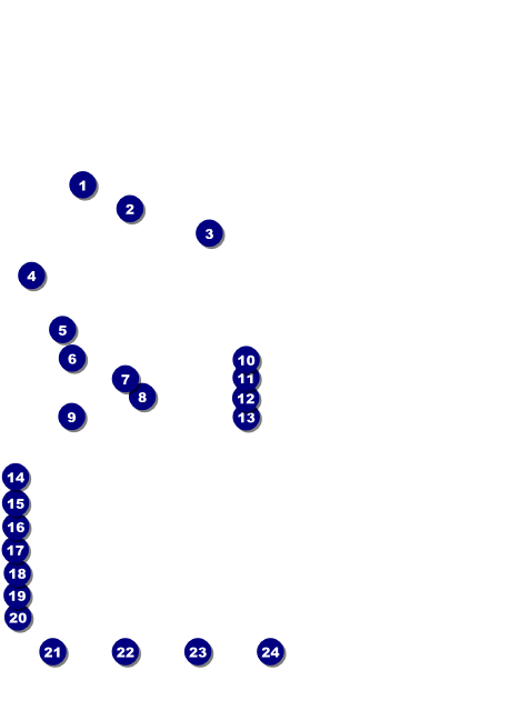 Dance Recital Club Flyer Front Field Markers