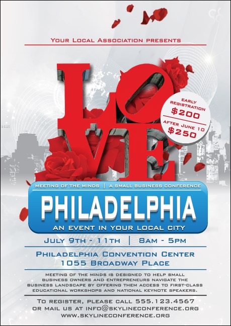Philadelphia Rose Club Flyer