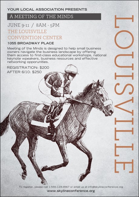 Louisville Club Flyer Product Front